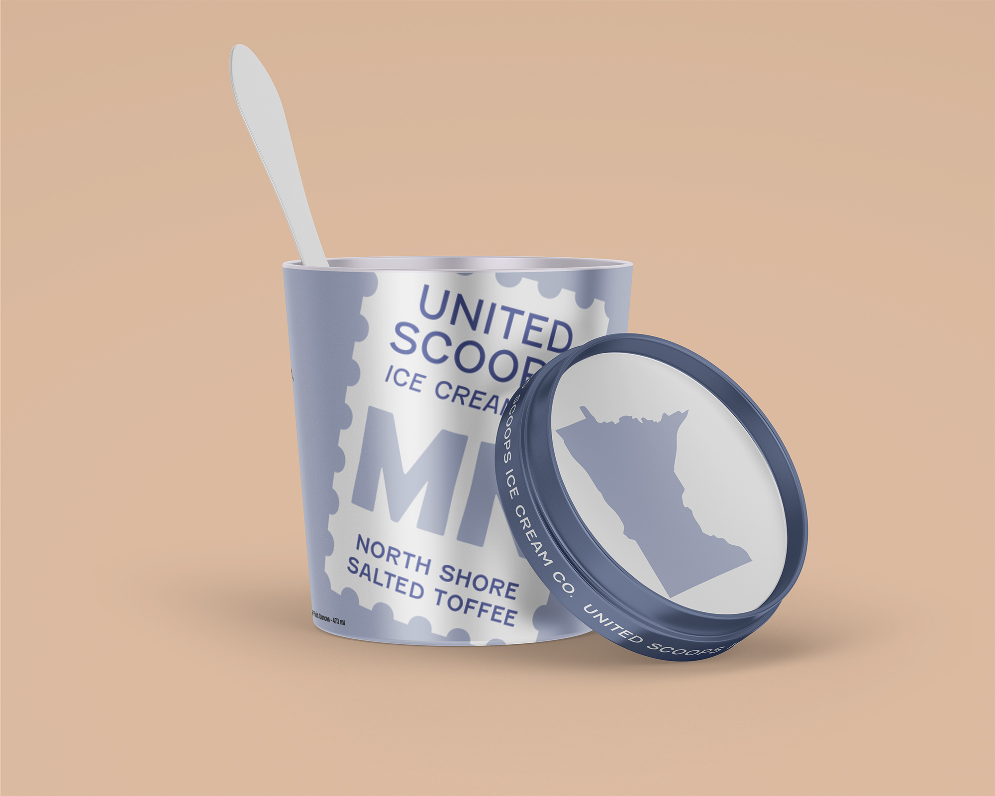 Minnesota Ice cream Mockup